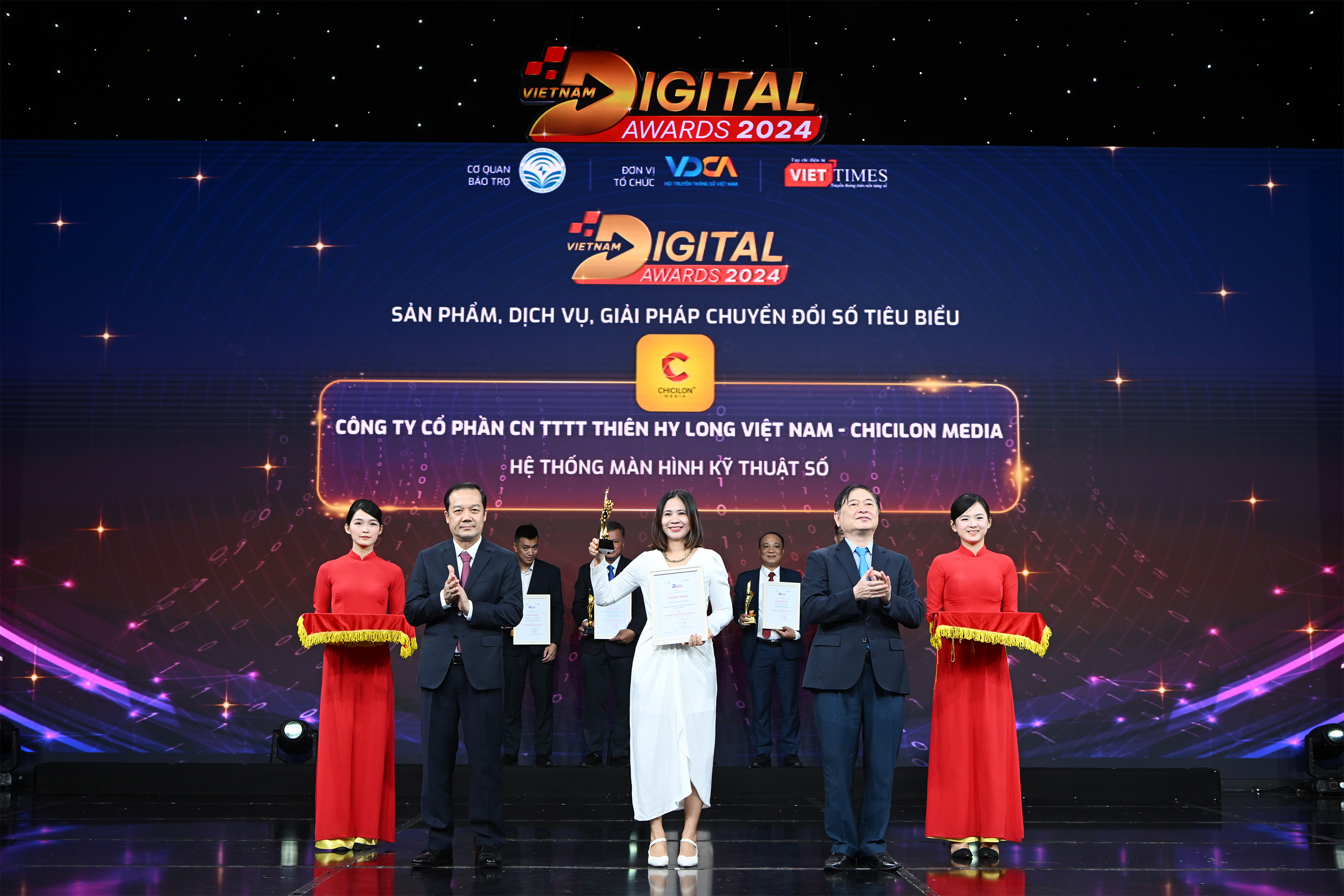 Chicilon Media nhận Giải thưởng Vietnam Digital Awards 2024