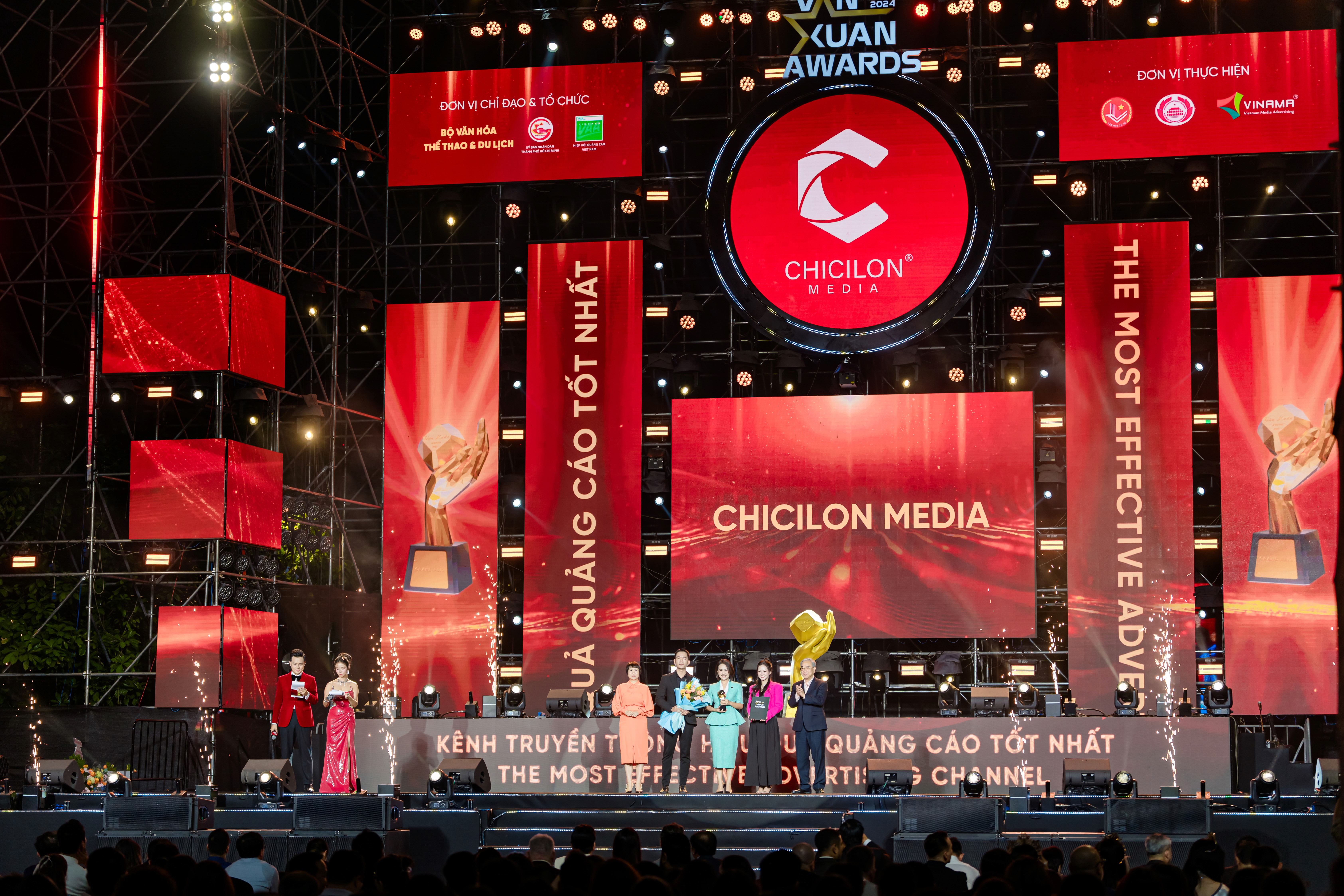 Chicilon Media giành được 3 giải thưởng tại Vạn Xuân Awards