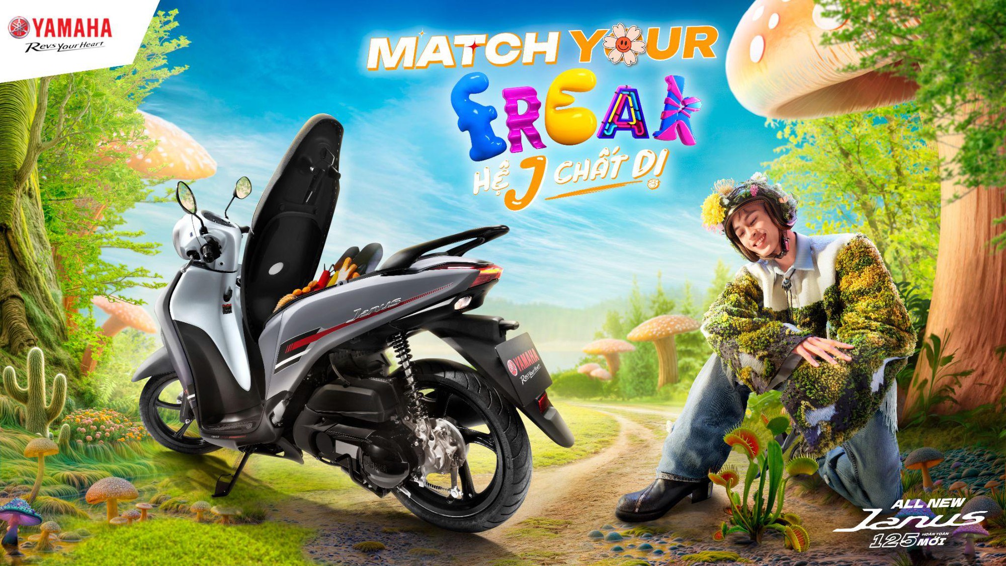 Yamaha Janus 125 cùng thông điệp "Match Your Freak – Hệ J Chất Dị" đã tạo được tiếng vang lớn trong cộng đồng gen Z