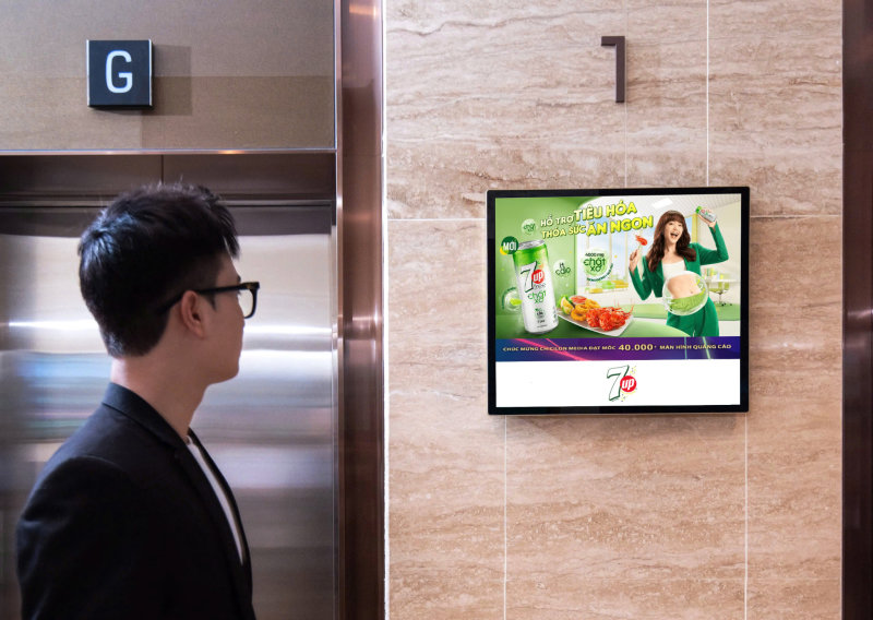 Màn hình LCD tạo ra hiệu ứng thị giác mạnh mẽ hơn gấp nhiều lần so với các loại biển bạt hay pano tĩnh