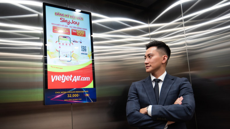 Sử dụng màn hình LCD là một cách định vị và tăng cường nhận diện thương hiệu