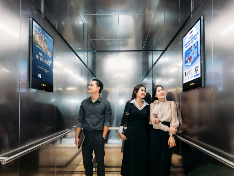 Chicilon Digital Media mang đến giải pháp quảng cáo thang máy toàn diện với độ phủ lớn và công nghệ hiện đại.