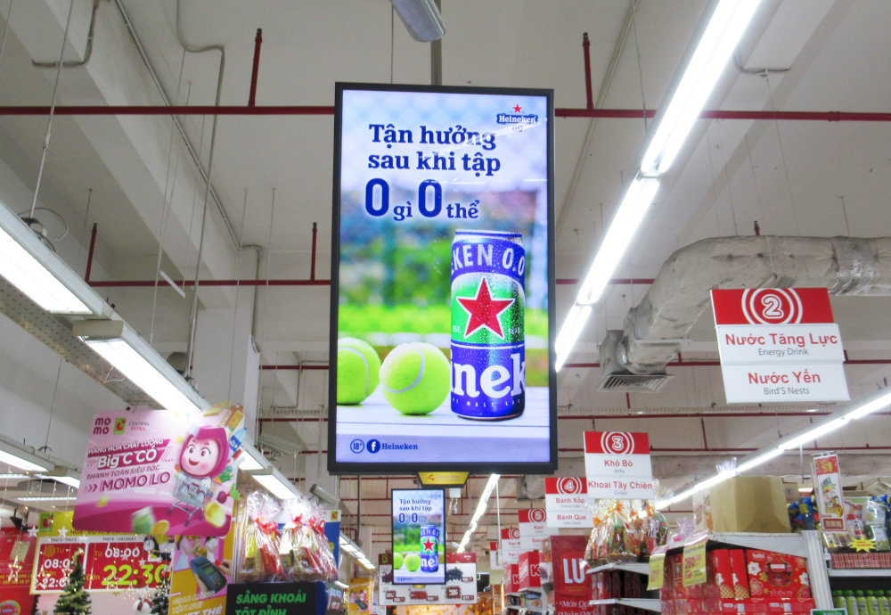 Khi quảng cáo tại siêu thị BigC cần thường xuyên kiểm tra và bảo trì các thiết bị hoạt động ổn định và sạch sẽ