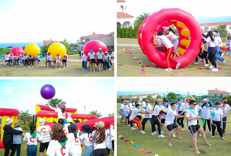 千禧龙传媒2023团队建设活动：团结就是力量