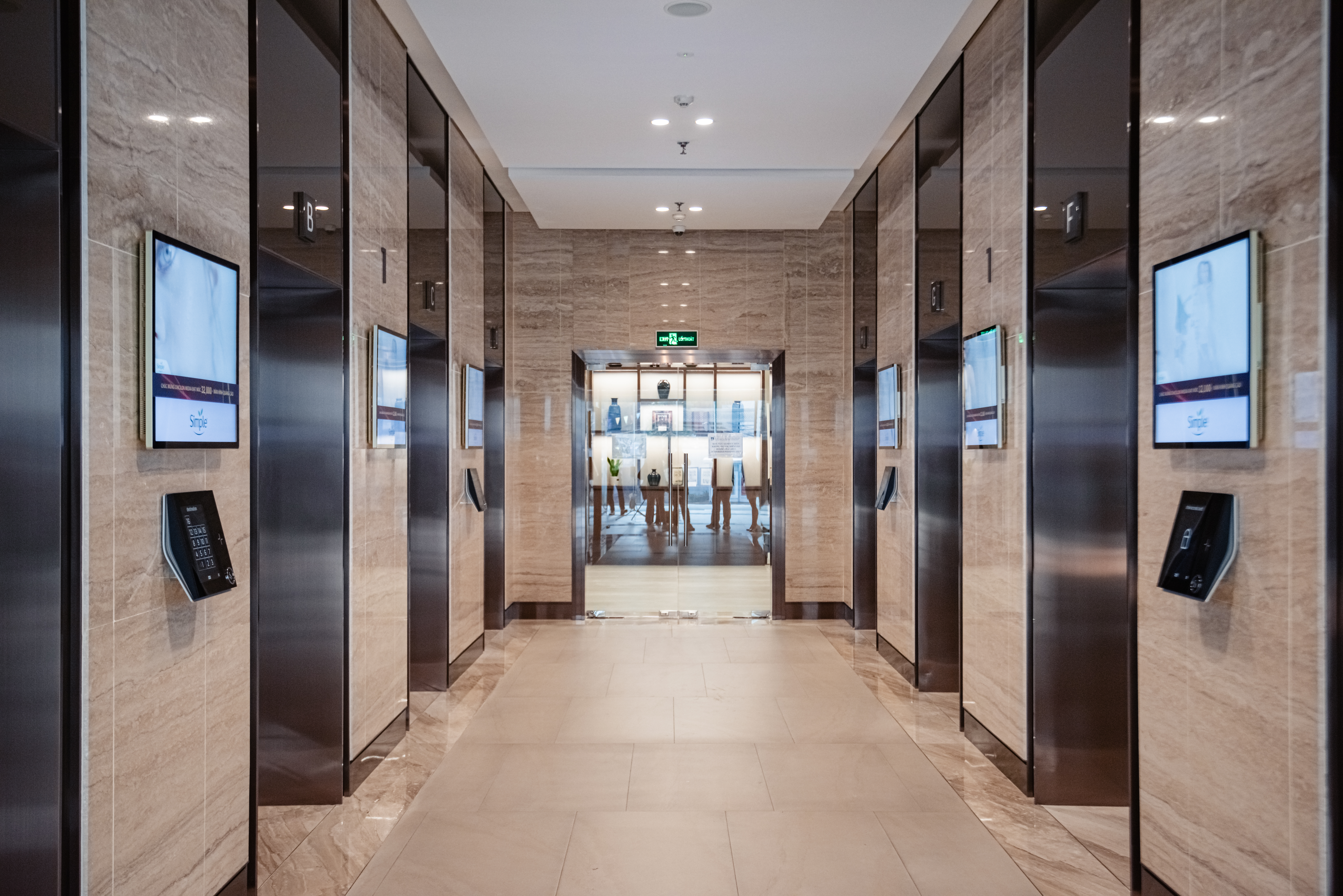 Chicilon's screens are installed in locations that ensure the criteria of high efficiency and aesthetic appeal