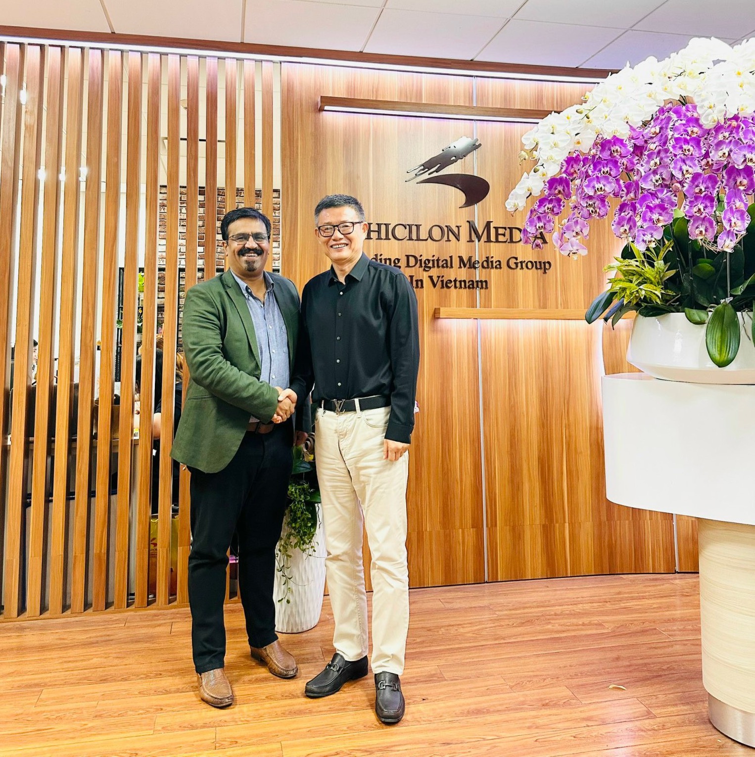 CEO of MMA Global for the Asia-Pacific region visited Chicilon Media's office