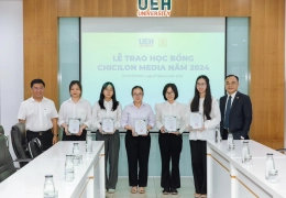 Chicilon Media trao học bổng 100 triệu đồng cho sinh viên Đại học Kinh tế TPHCM