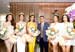 Top 5 Miss Grand Vietnam 2023 rạng rỡ thăm văn phòng Chicilon Media